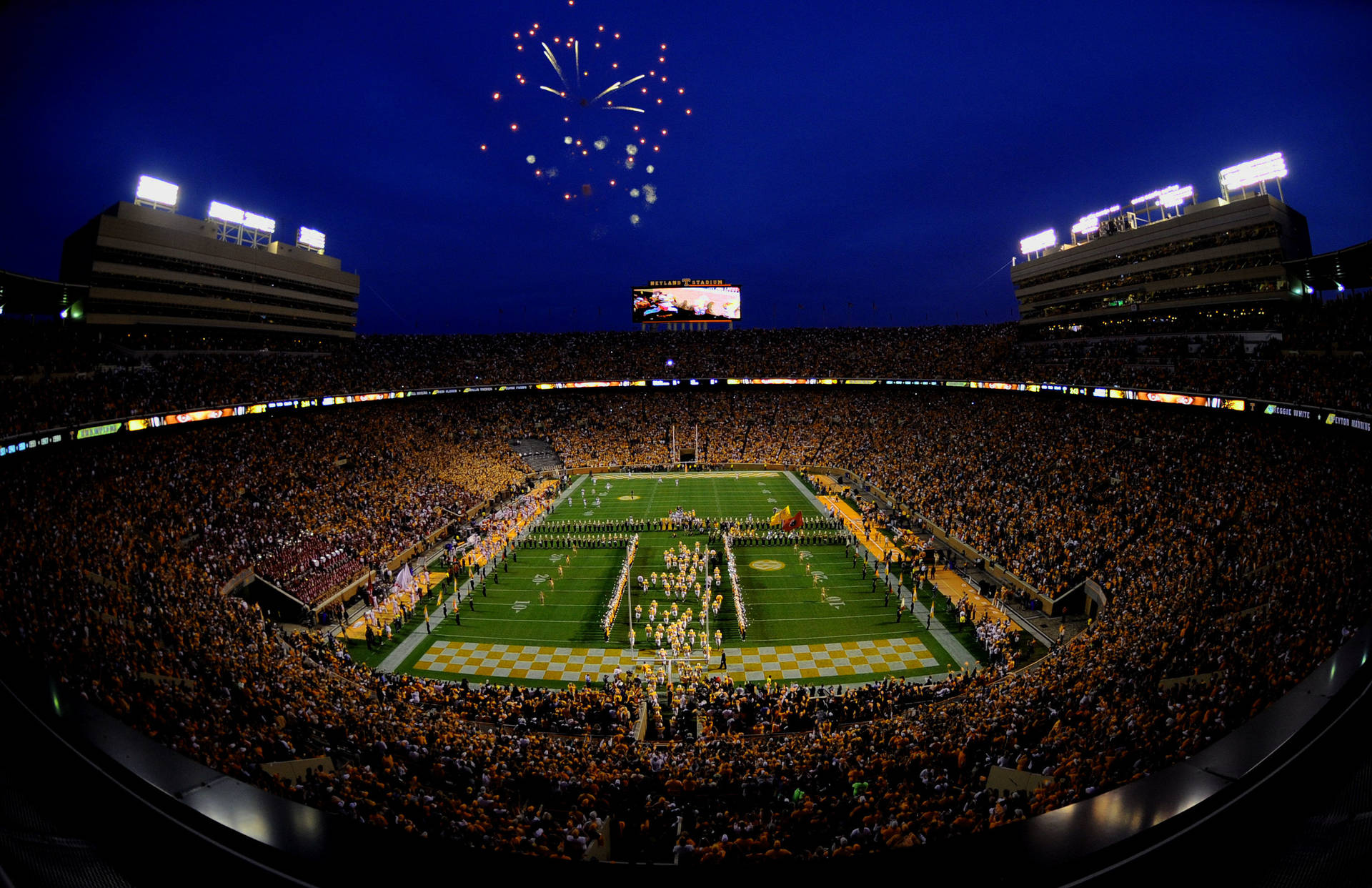 University Of Tennessee Game Night Picture