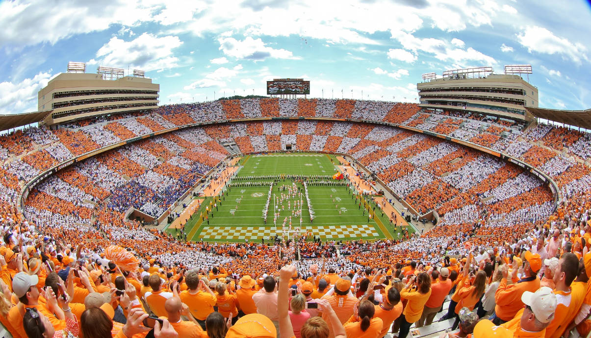 University Of Tennessee Jam-Packed Stadium Wallpaper