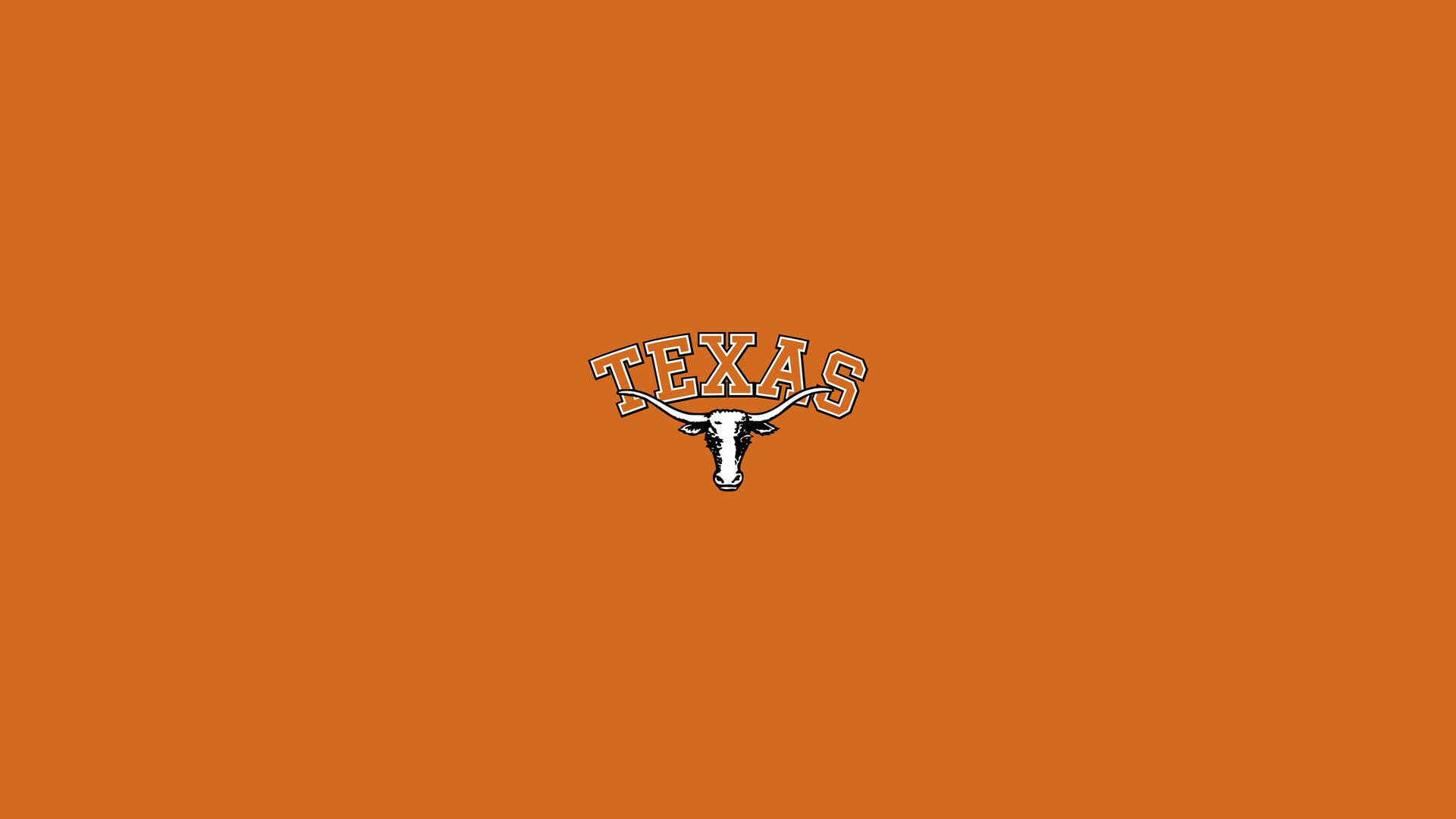 Logode La Universidad De Texas En Color Naranja Fondo de pantalla