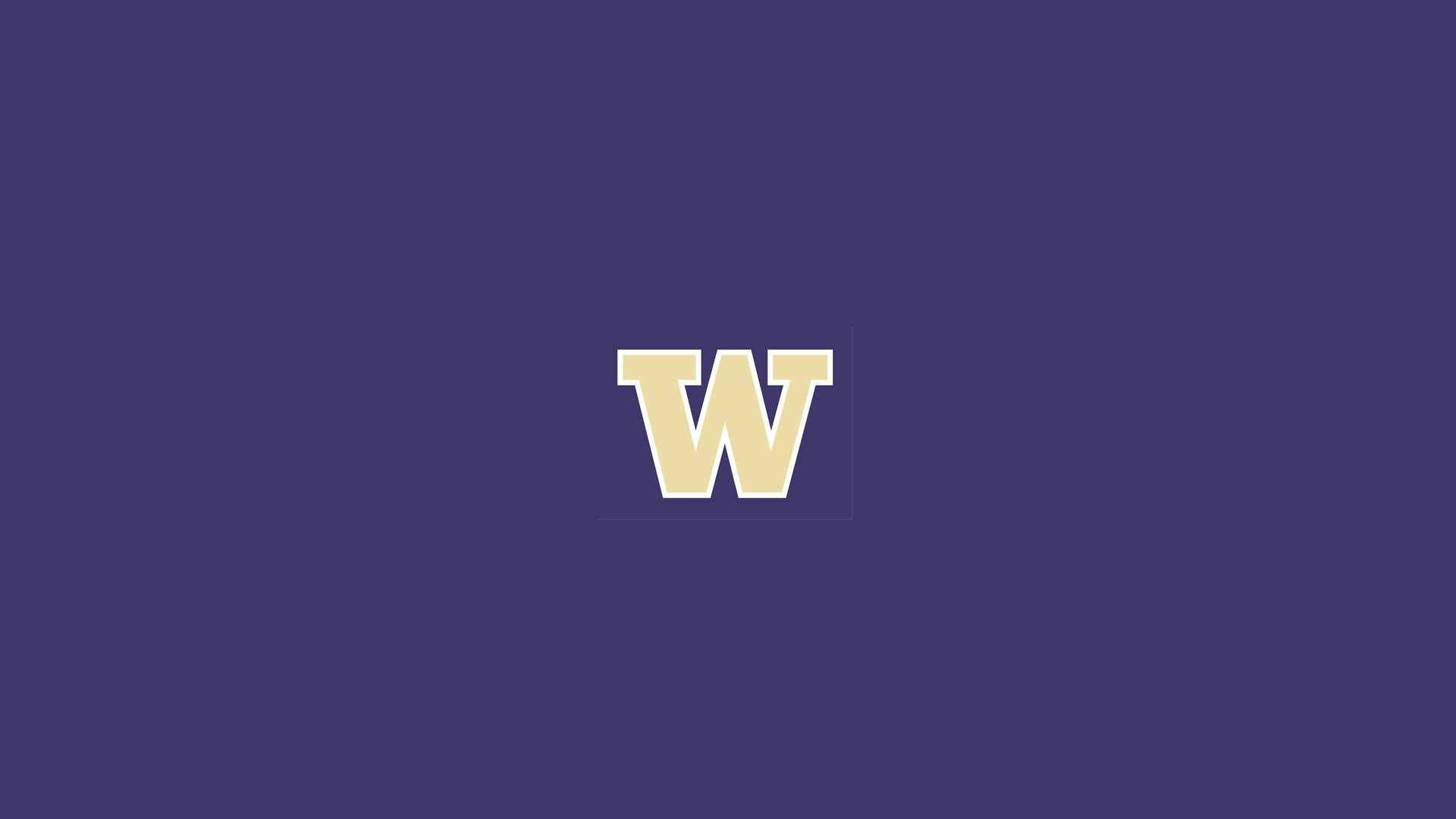 University Of Washington Logo In Plain Background Wallpaper