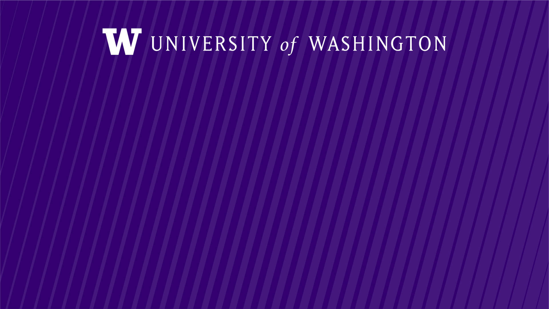 University Of Washington Slanted Striped Backdrop Wallpaper