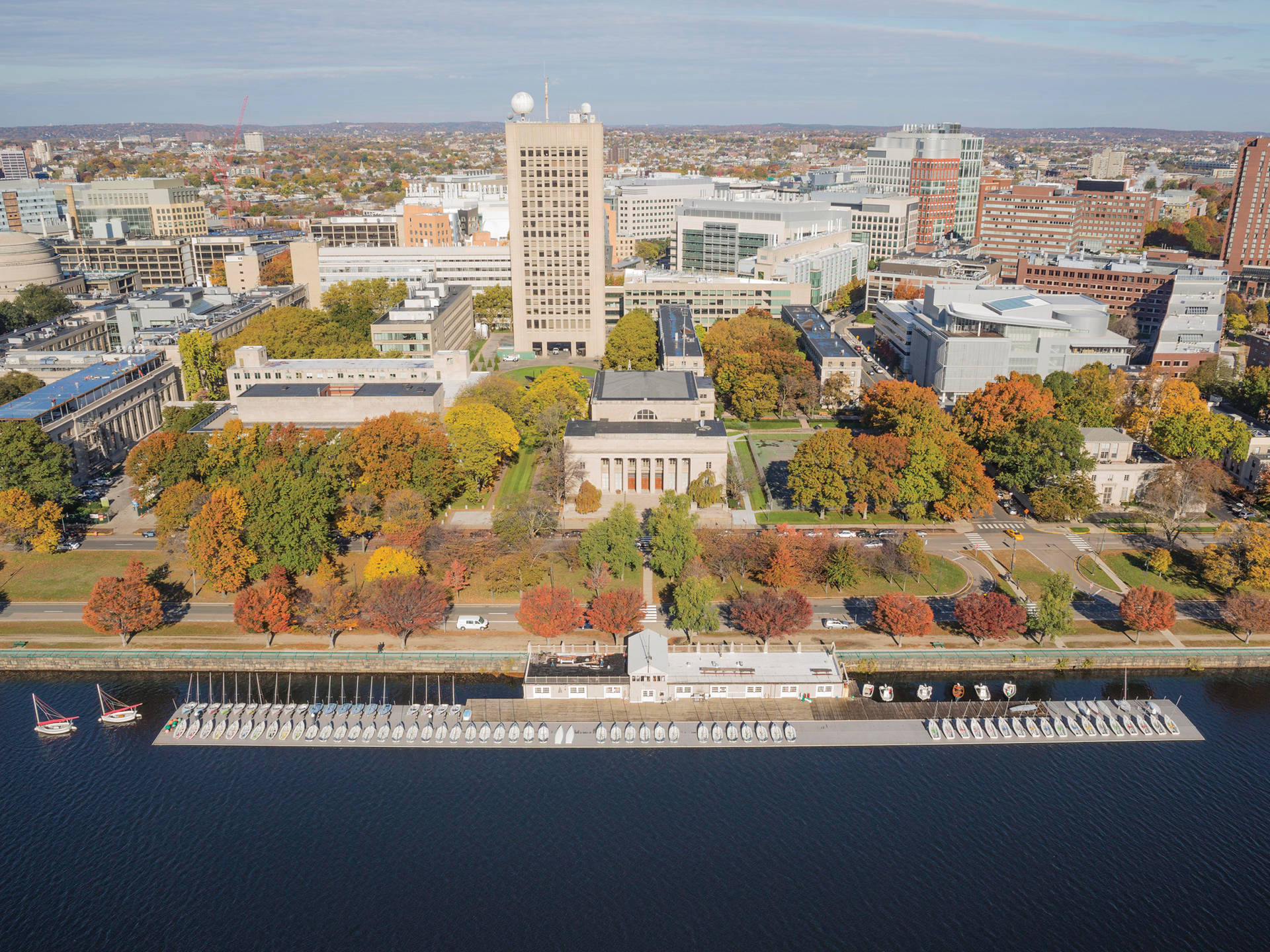 Download University Of Wisconsin-madison Aerial View Wallpaper