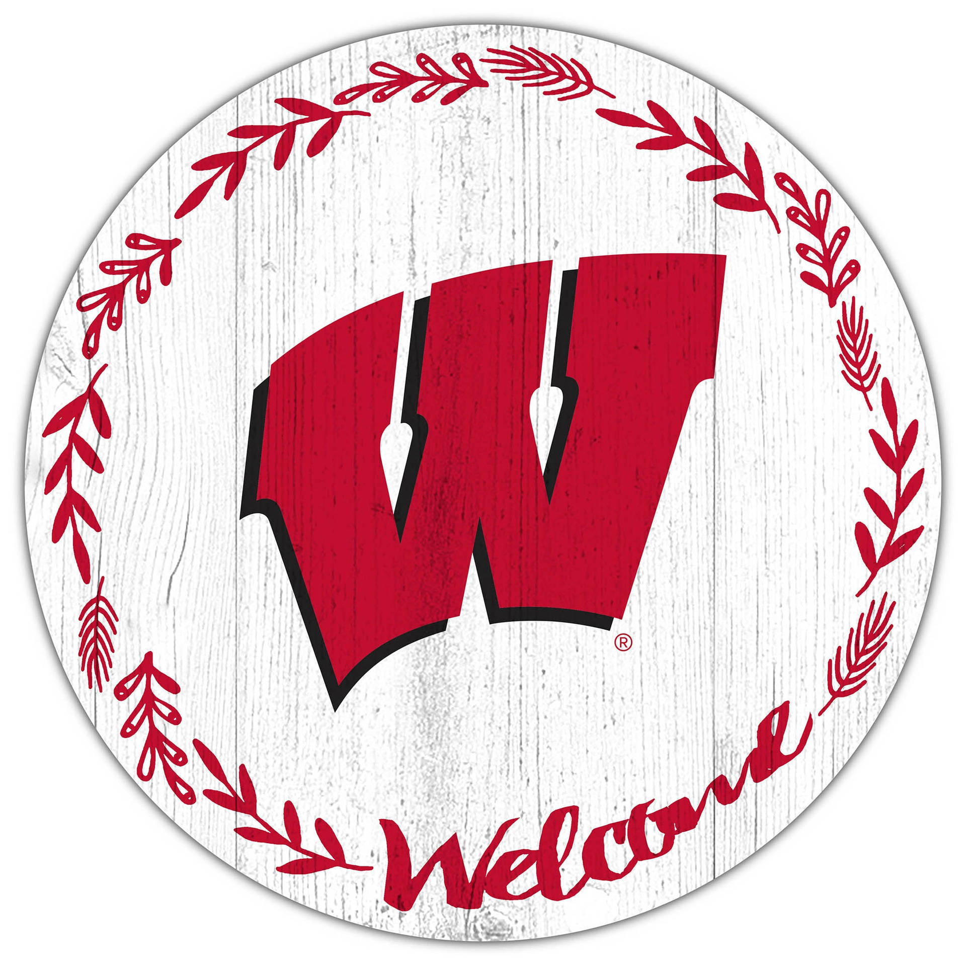 University Of Wisconsin-madison Welcome Badge Wallpaper