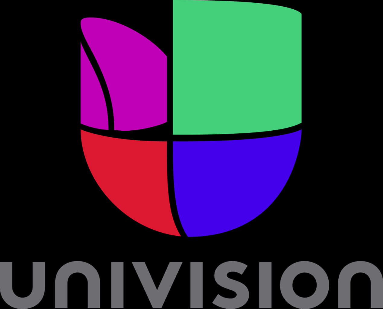 Univision Logo Colorful Shield PNG