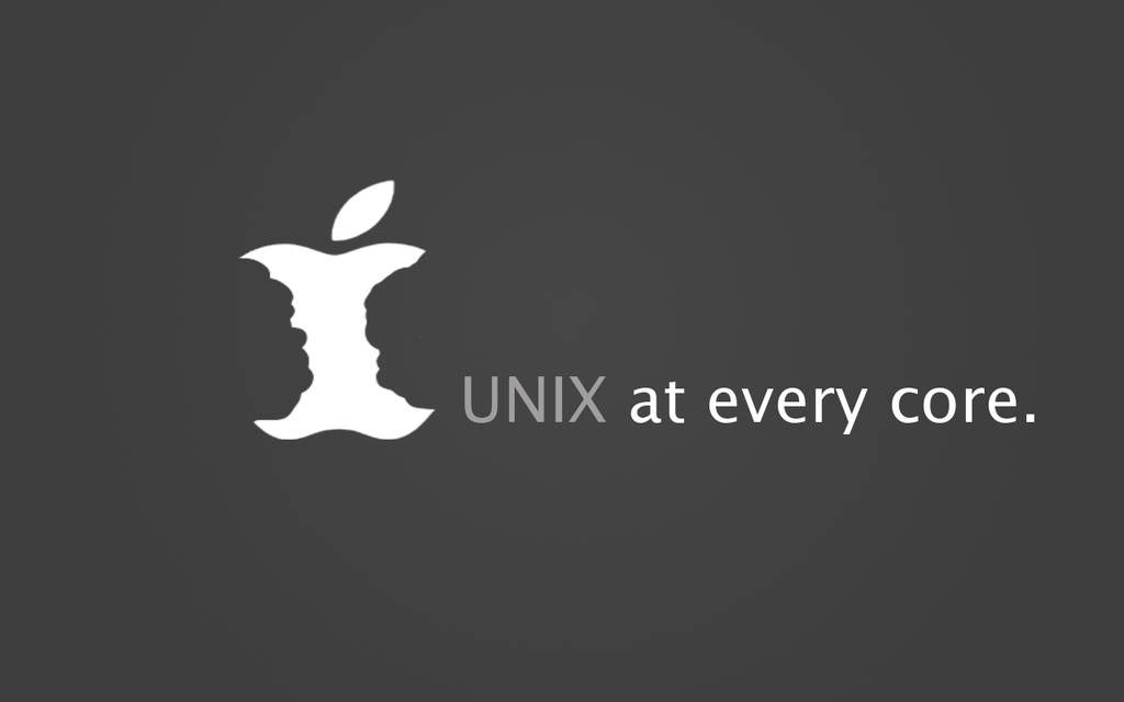 Unix At Every Core Tagline Wallpaper