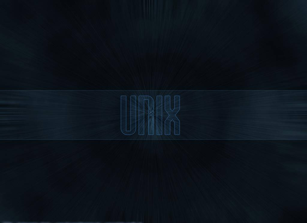 Unix Dark Aestetisk Bannertapet. Wallpaper
