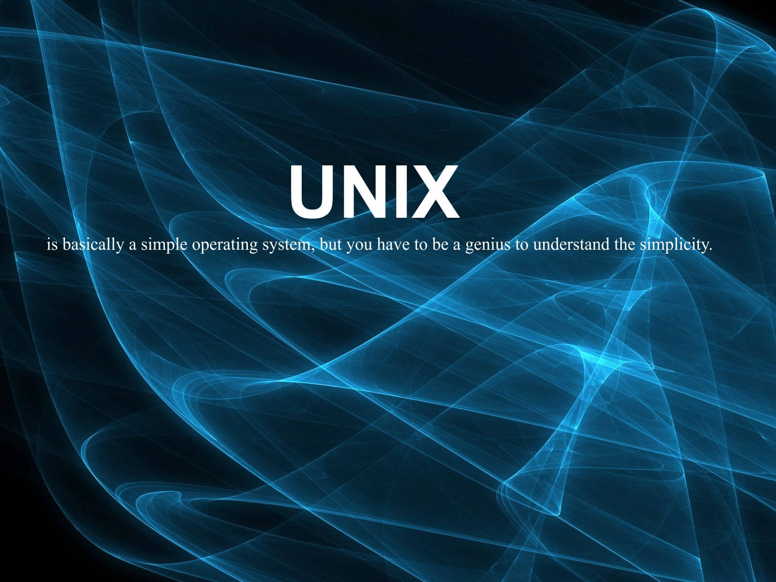 Unix 1600 X 1200 Wallpaper