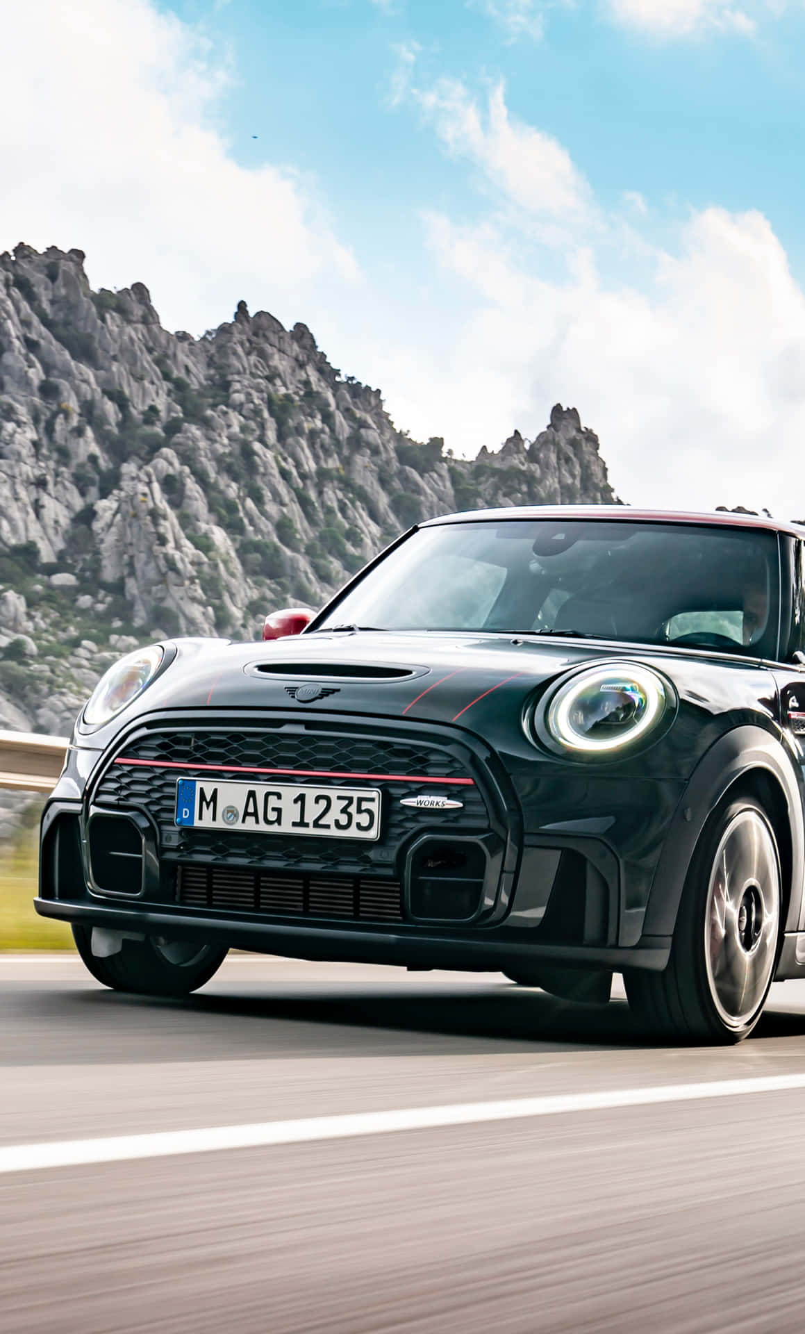 Unleash Speed In Style With Mini John Cooper Works Wallpaper