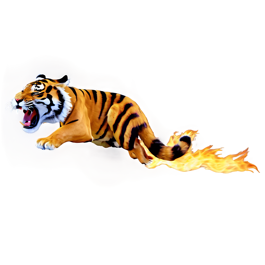 Unleashed Tiger Fury Png Vny PNG