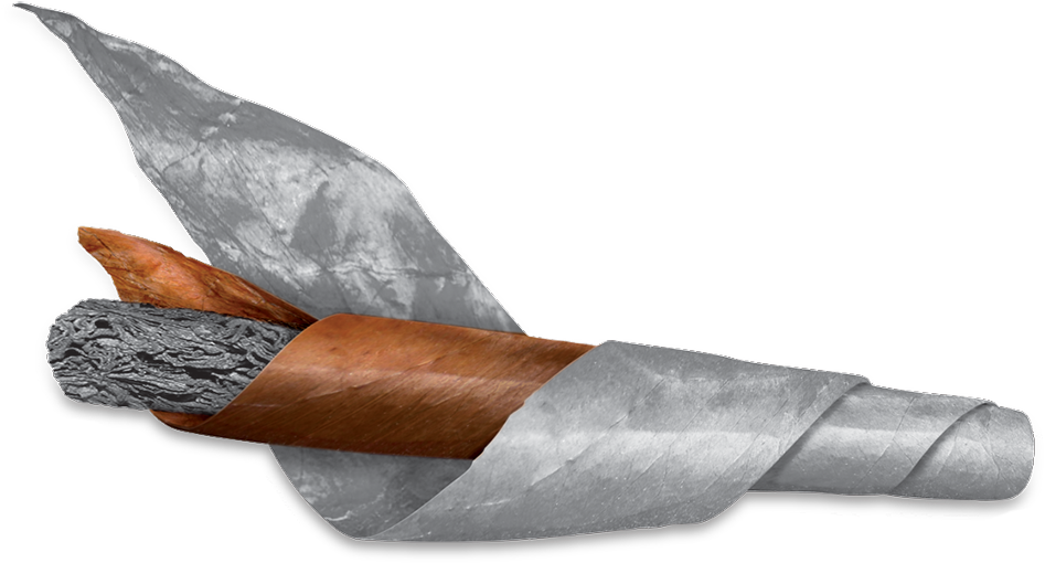 Unlit Cigar Wrappedin Leaves PNG