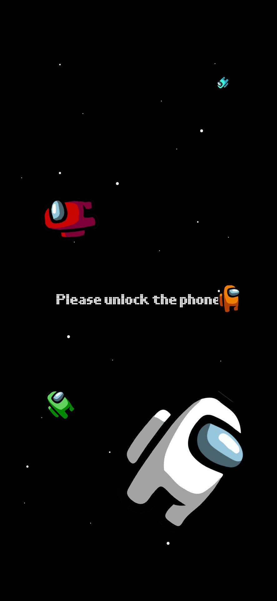 Unlock The Phone Among Us Iphone Background