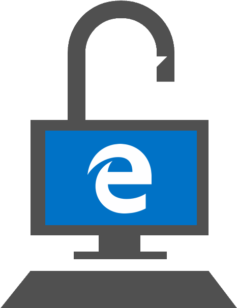 Unlocked Internet Explorer Icon PNG