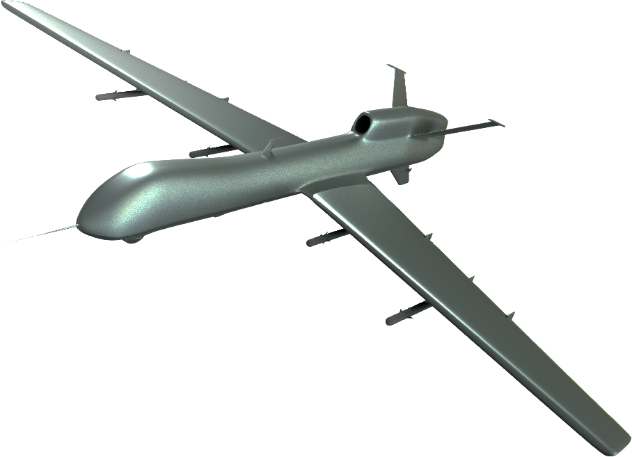 Unmanned Aerial Vehicle3 D Model PNG