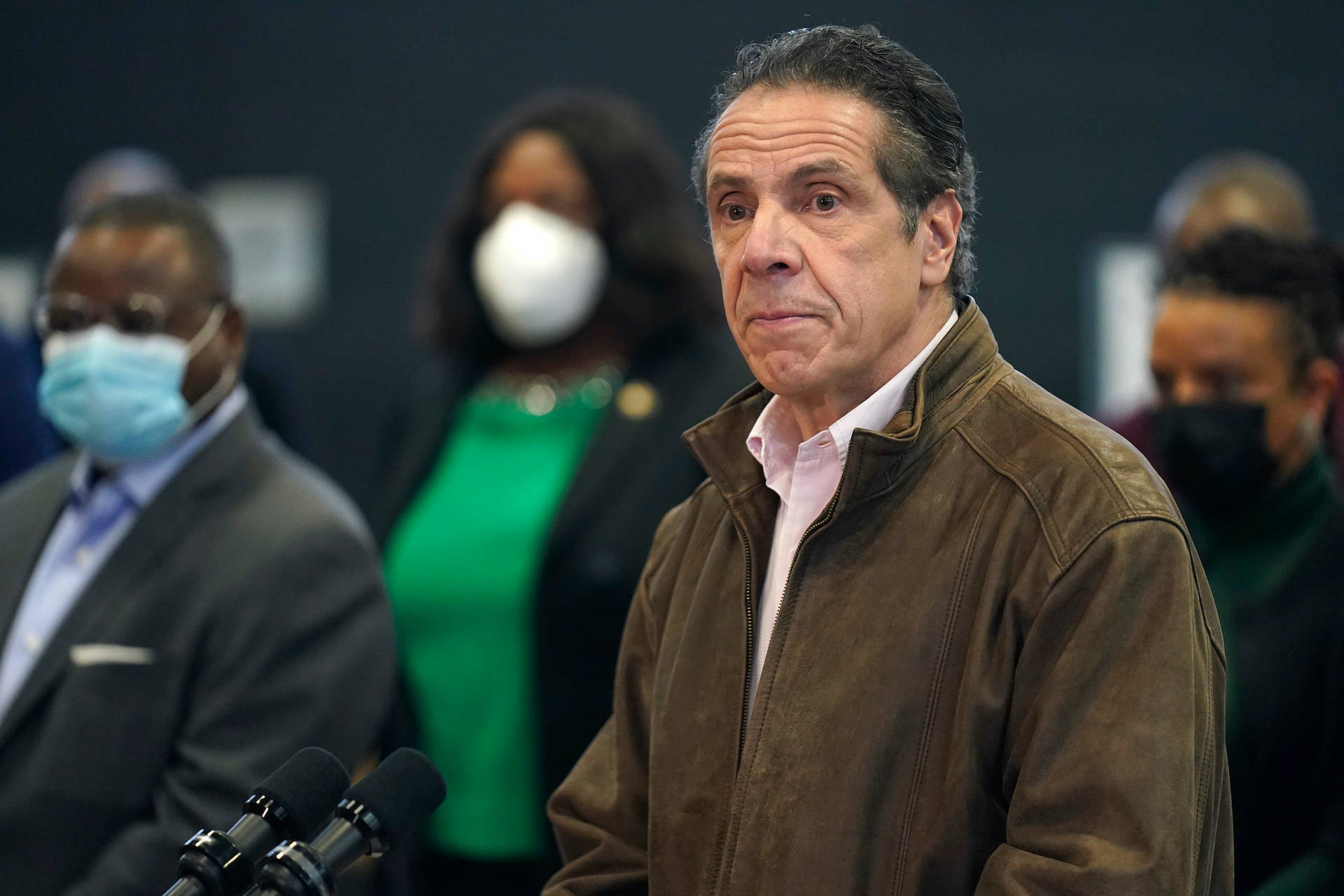 Unmasked Andrew Cuomo Wallpaper