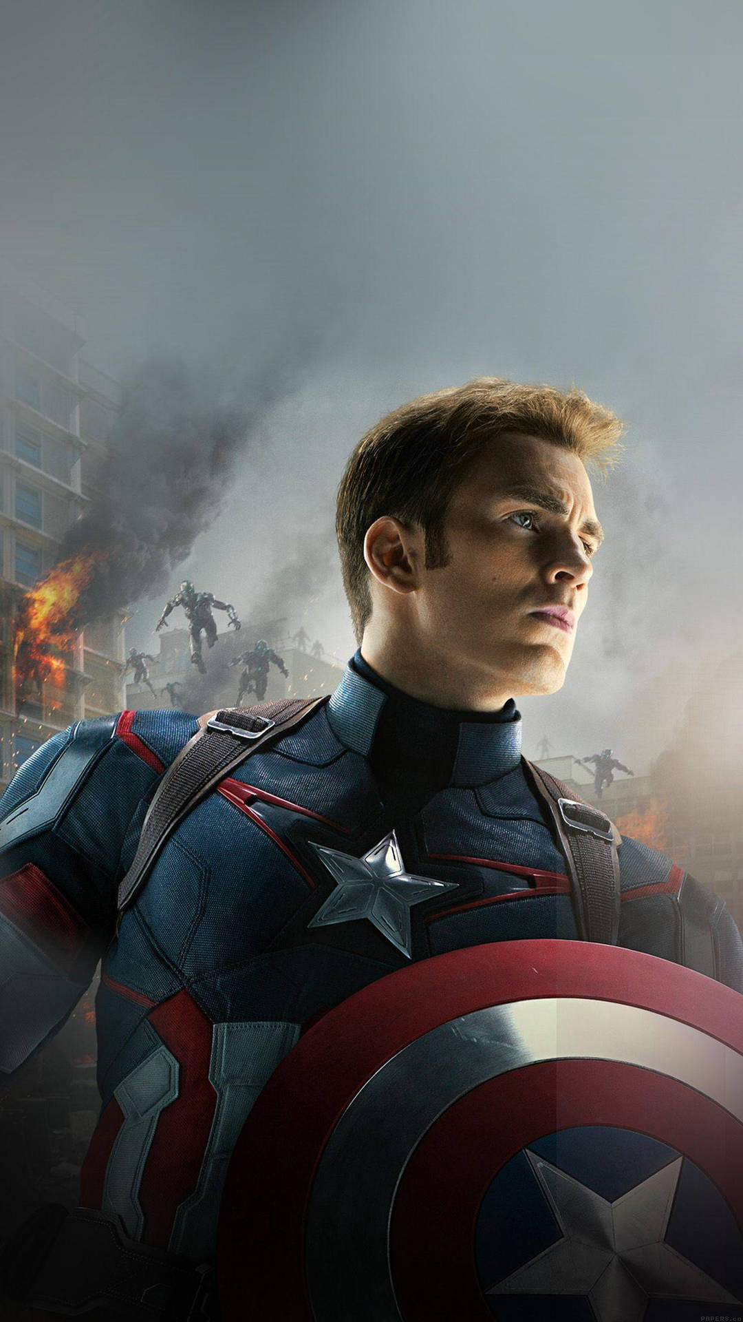 Unmasked Steve Captain America Iphone Wallpaper