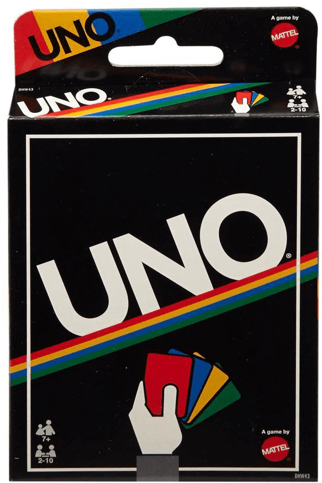 Uno Card Game Box Art PNG