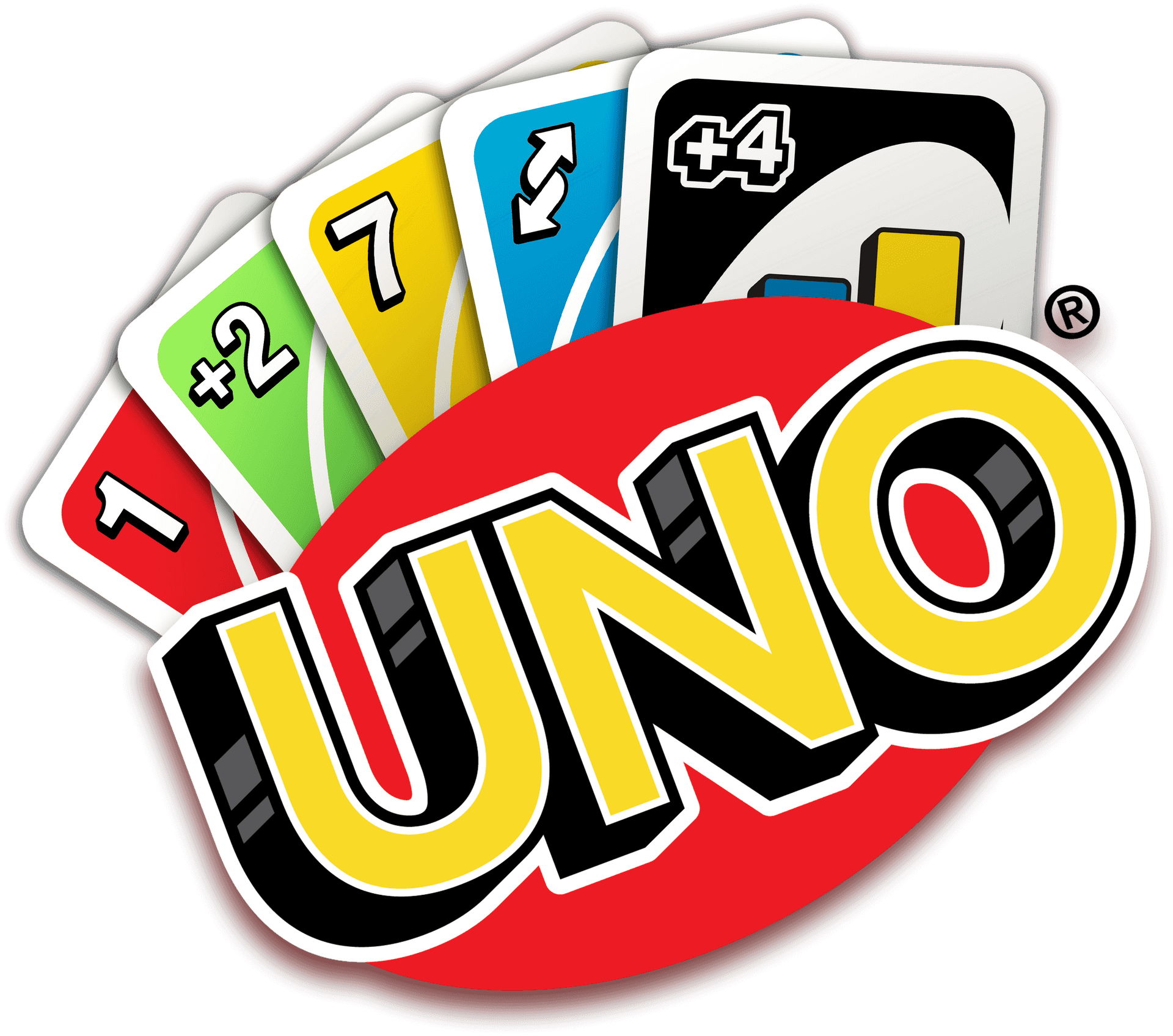 Uno Card Game Logoand Cards PNG