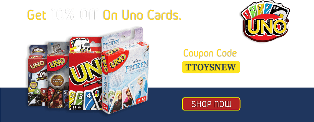 Uno Cards Discount Promotion Banner PNG