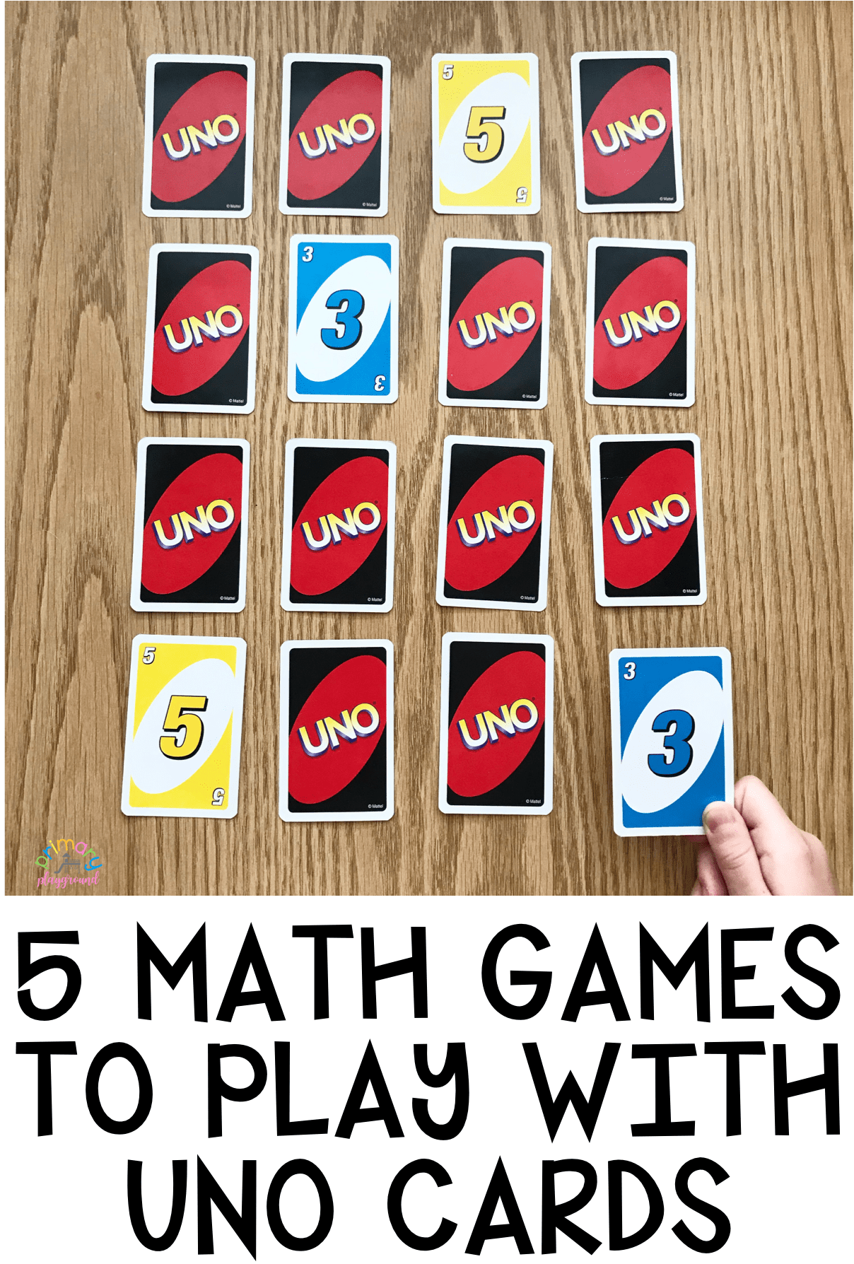 Uno Cards Math Games Educational Activity PNG