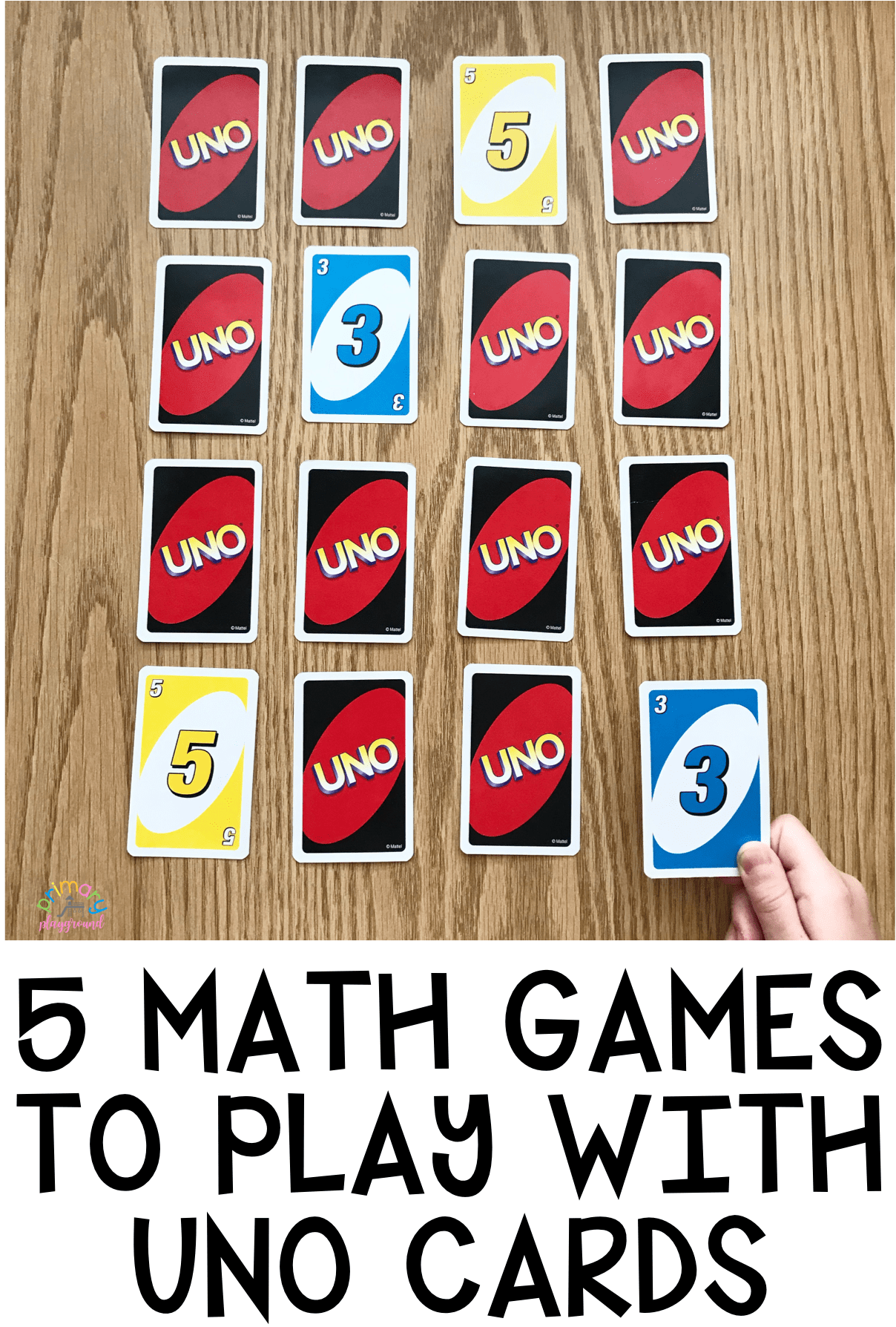 Download Uno Cards Math Games Educational Activity | Wallpapers.com