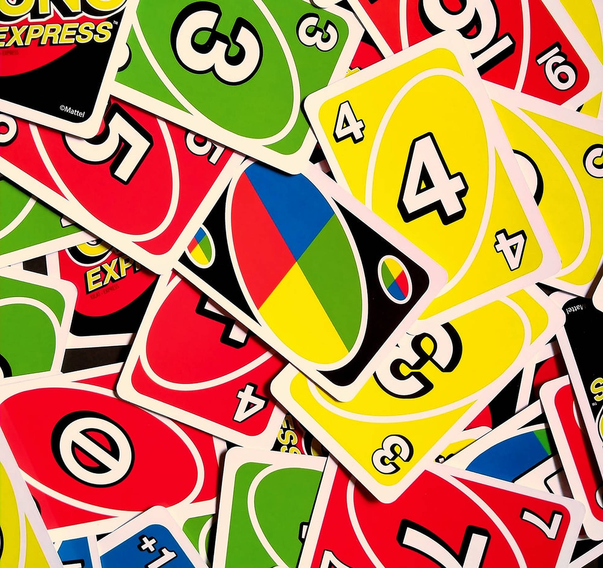 Download Rainbow Uno Card Wallpaper