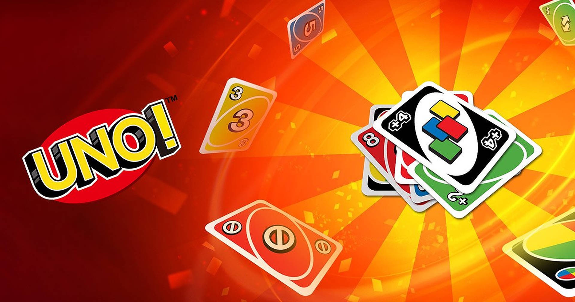 Download A Bright Yellow Reverse Uno Card Wallpaper