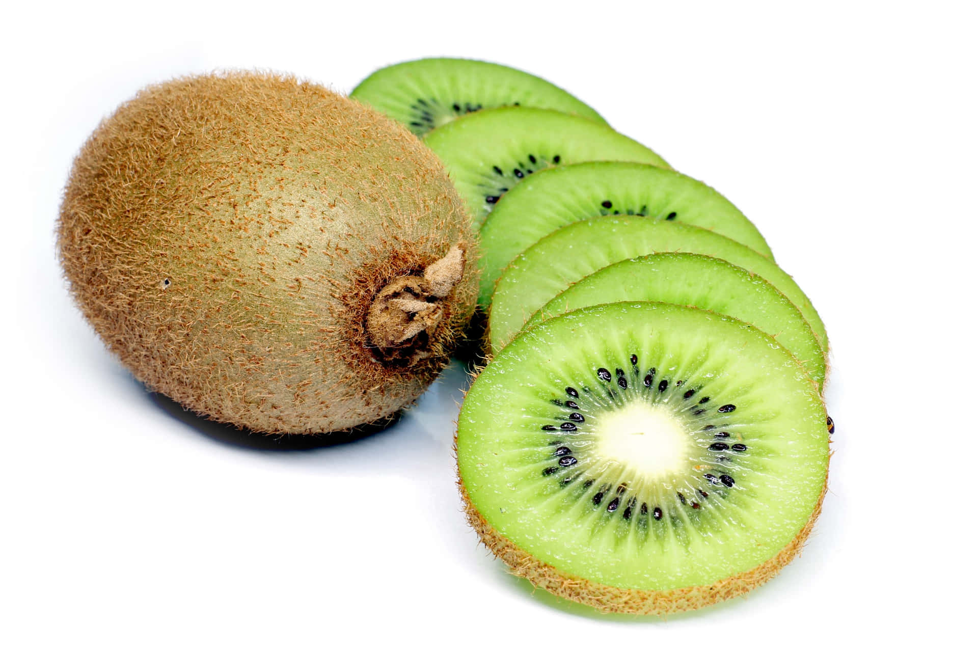 Unprimer Plano De Una Fruta Kiwi Vibrante