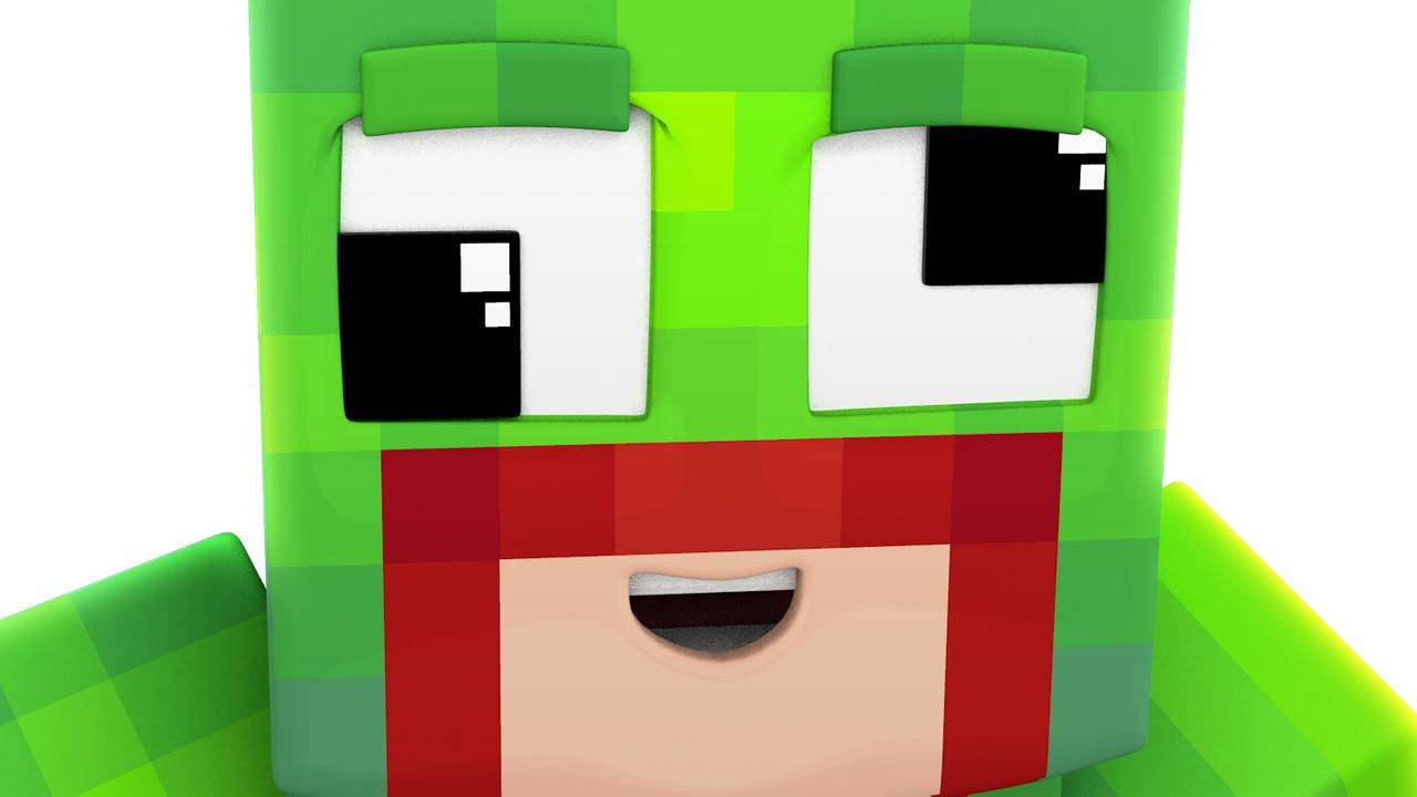 Unspeakable Gaming Minecraft Skin Up-close Background