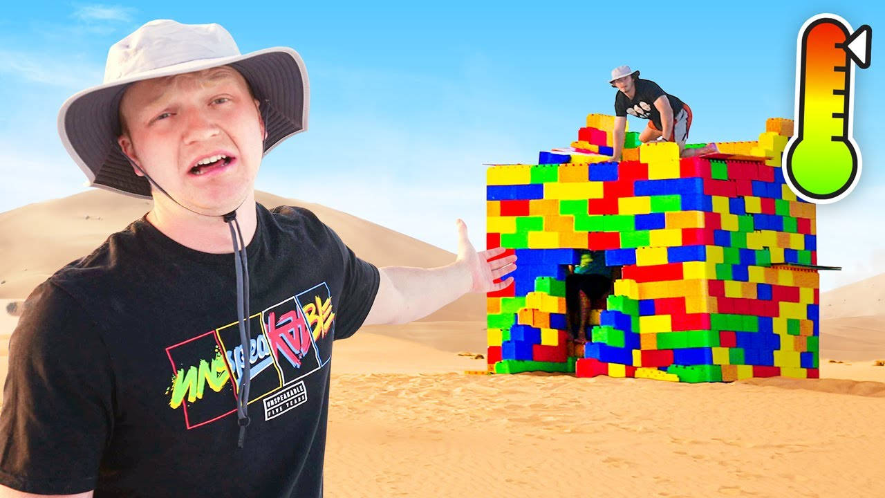 Casade Lego Inimaginable En El Desierto Fondo de pantalla