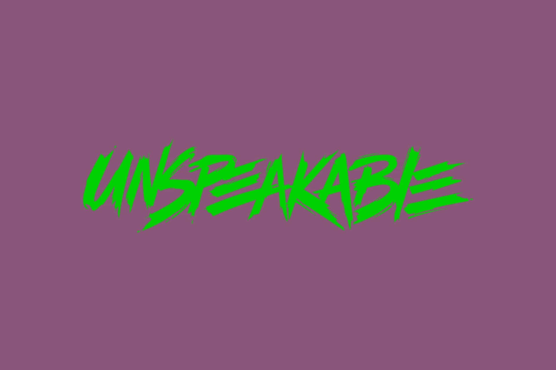 Unspeakable Logo Greenon Purple Wallpaper