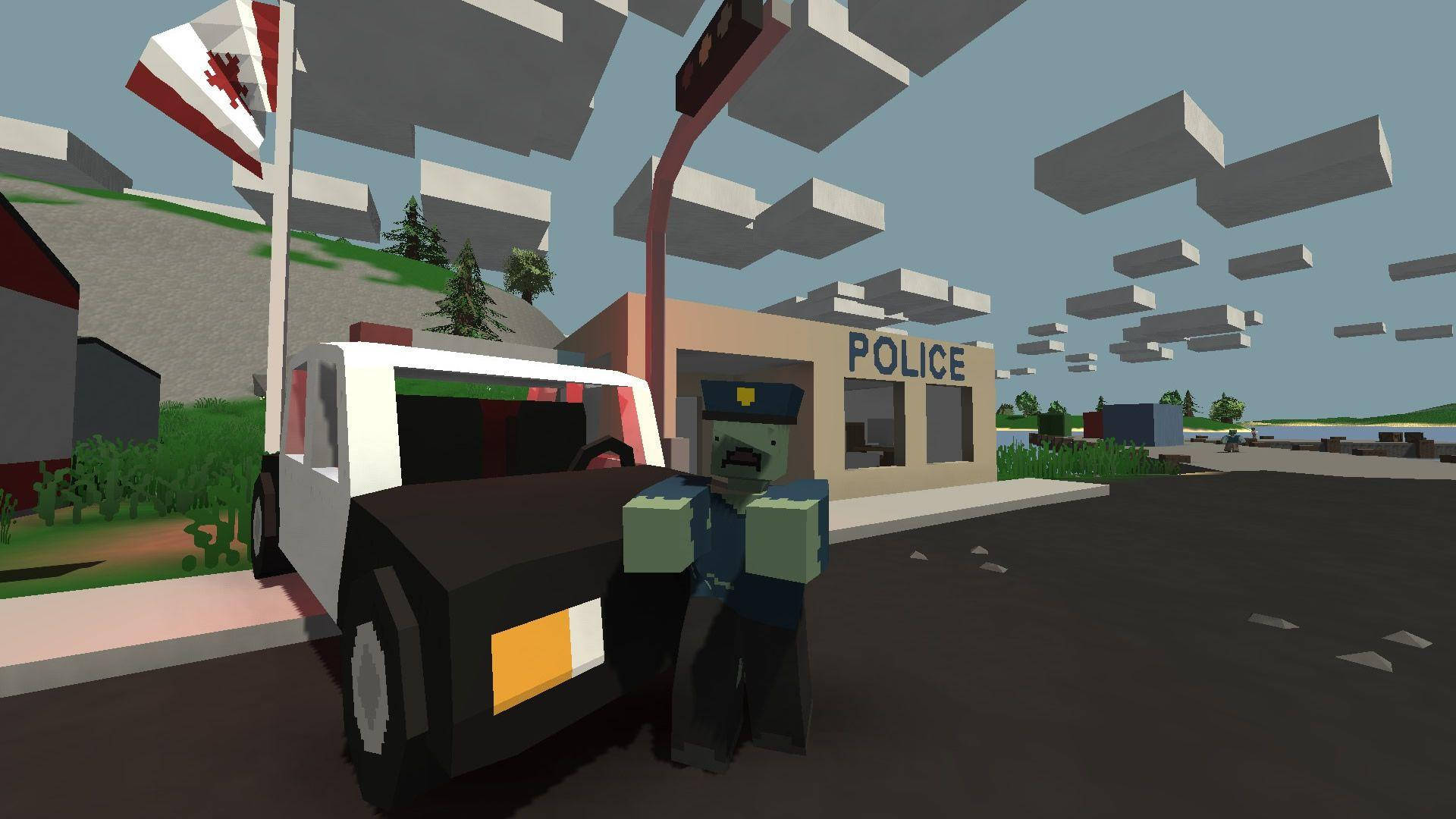 Policía Zombie En Unturned Fondo de pantalla