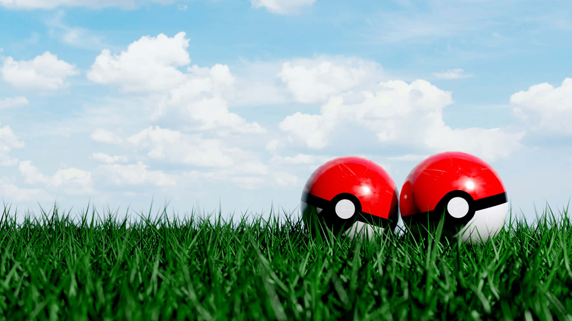 Unvivace Sfondo Digitale Con La Poké Ball