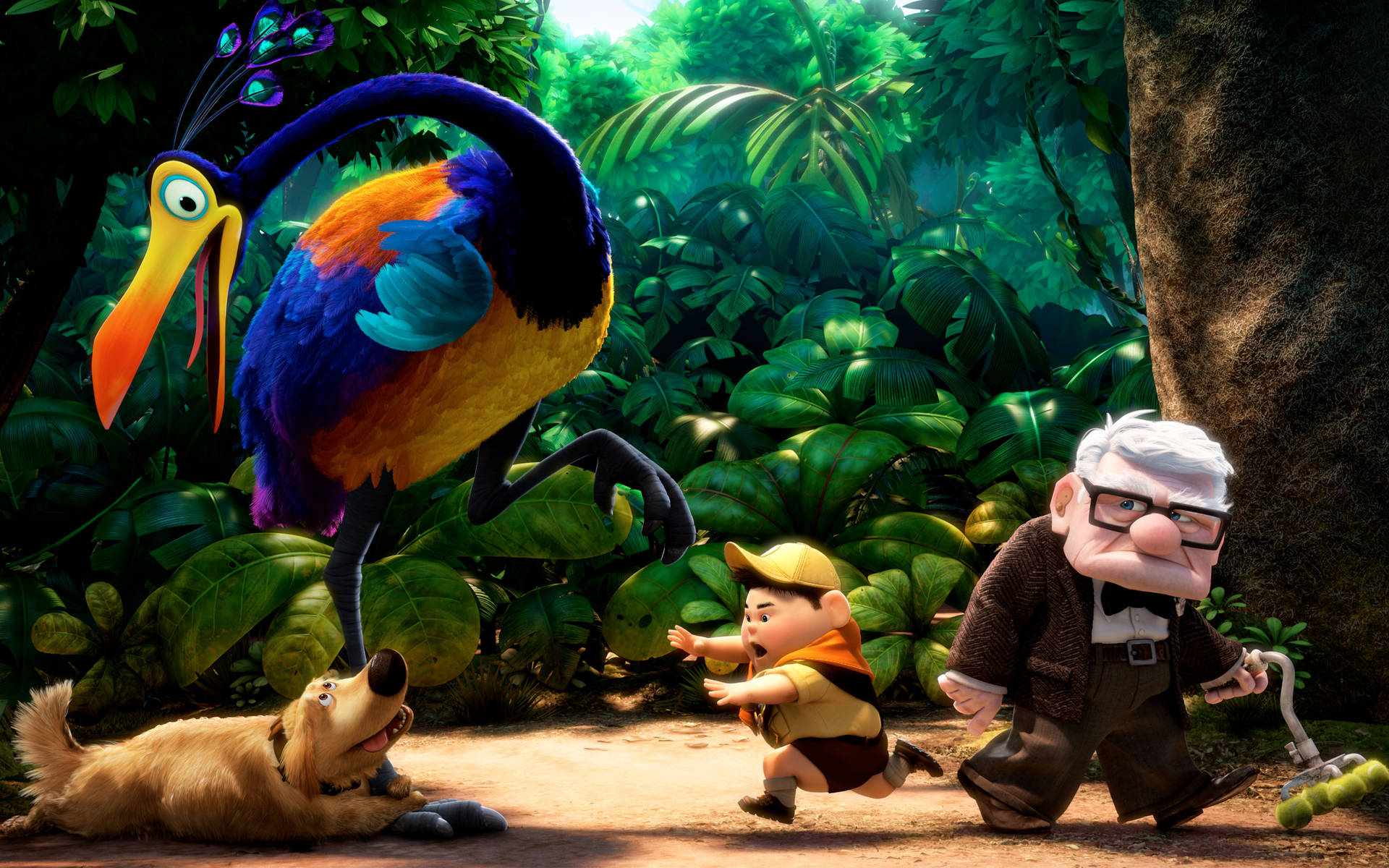 Up Characters In A Jungle