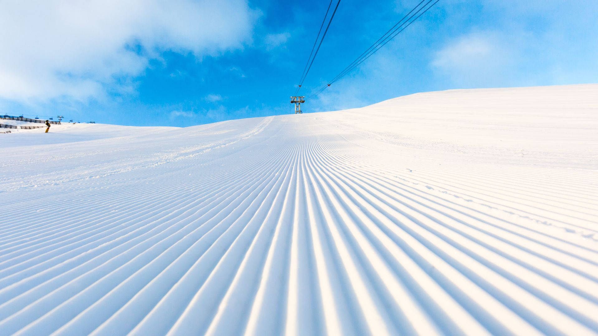 Giv slip ned ad skispor på UP Kannabe Ski Resort! Wallpaper