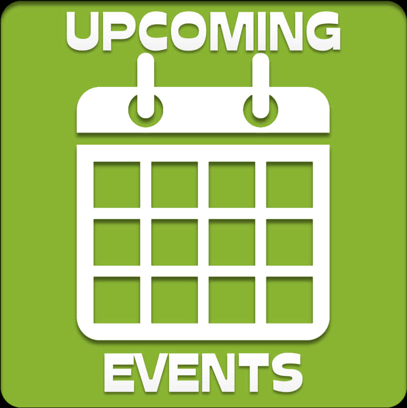 Upcoming Events Calendar Icon PNG