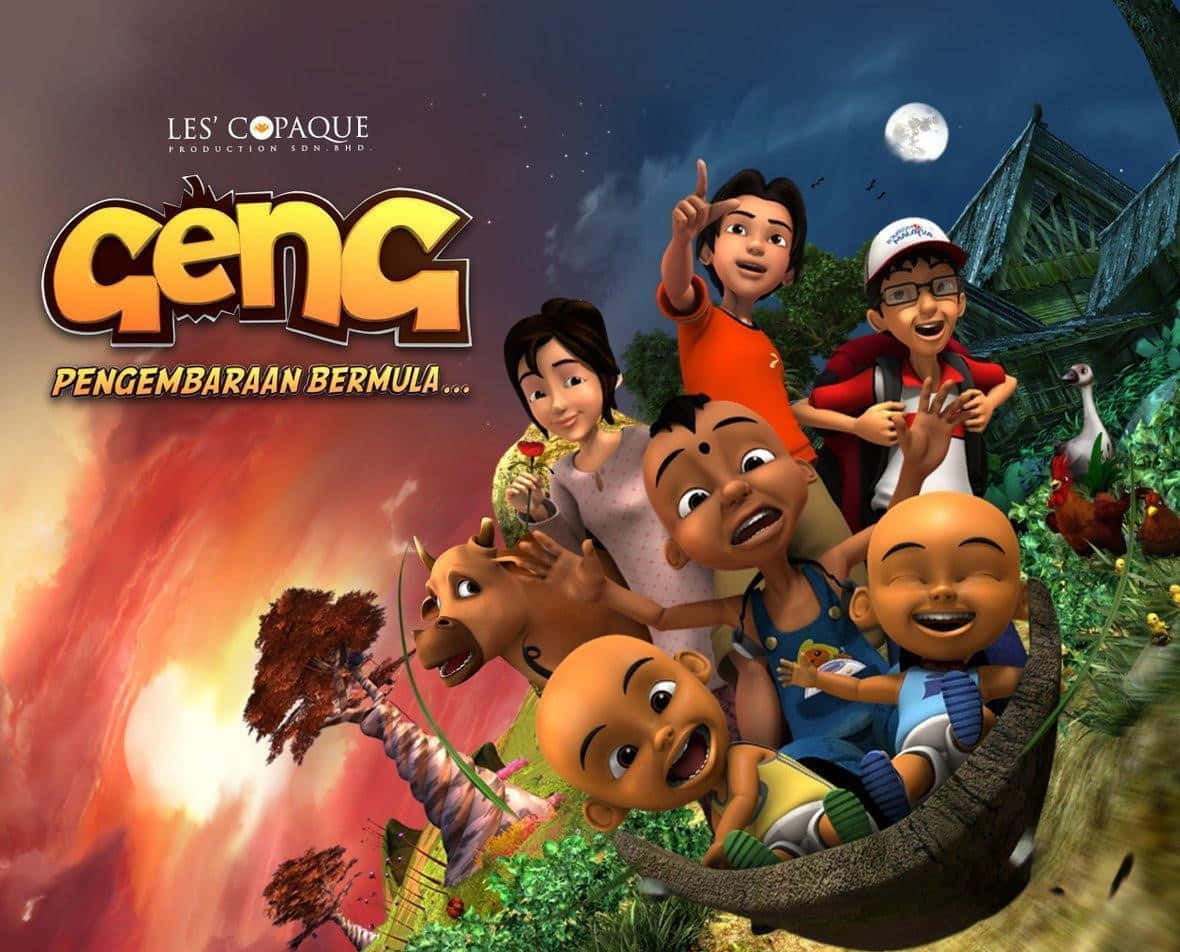 Geng - A Movie With Children In The Background