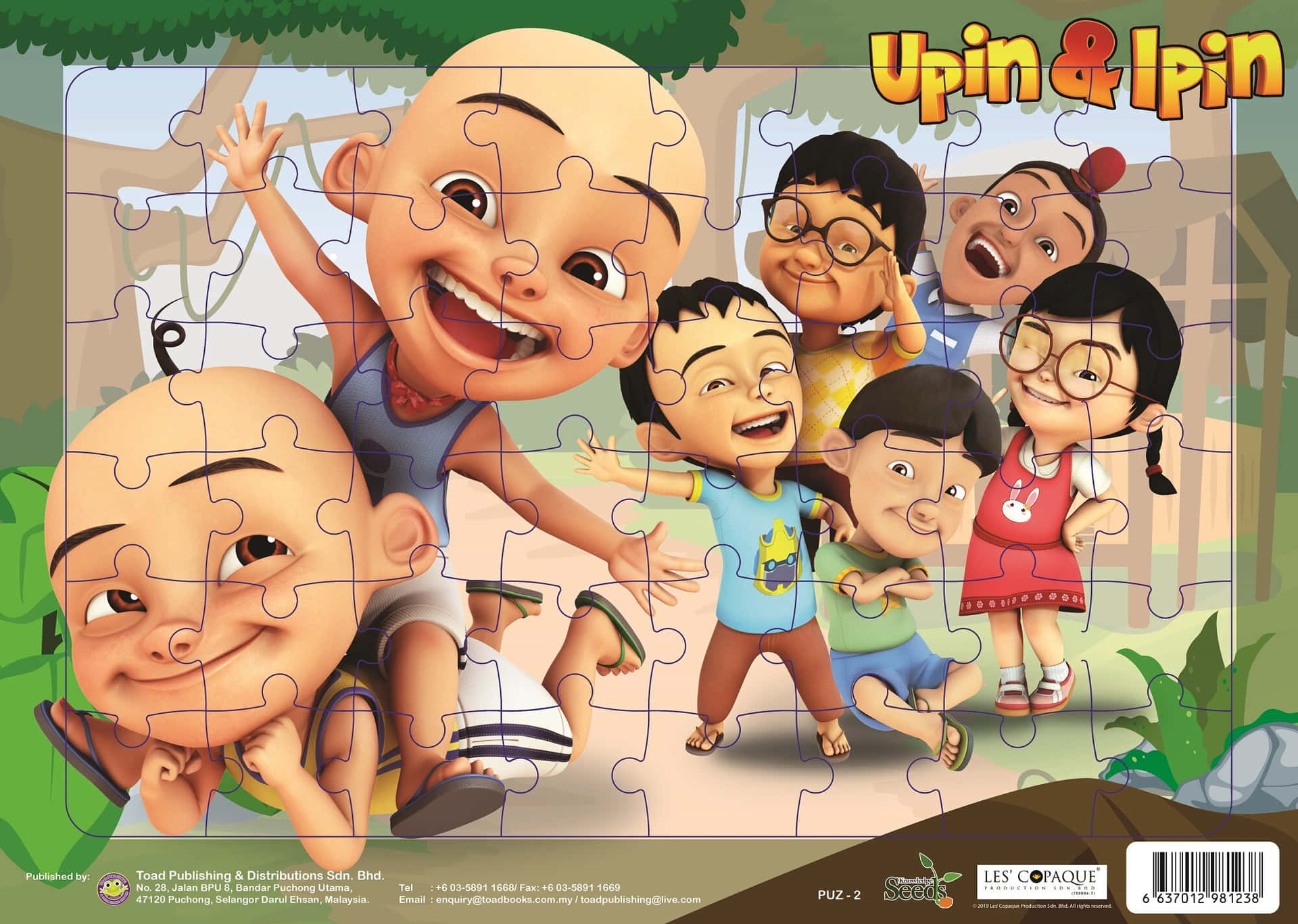 A Puzzle With A Group Of Children On It