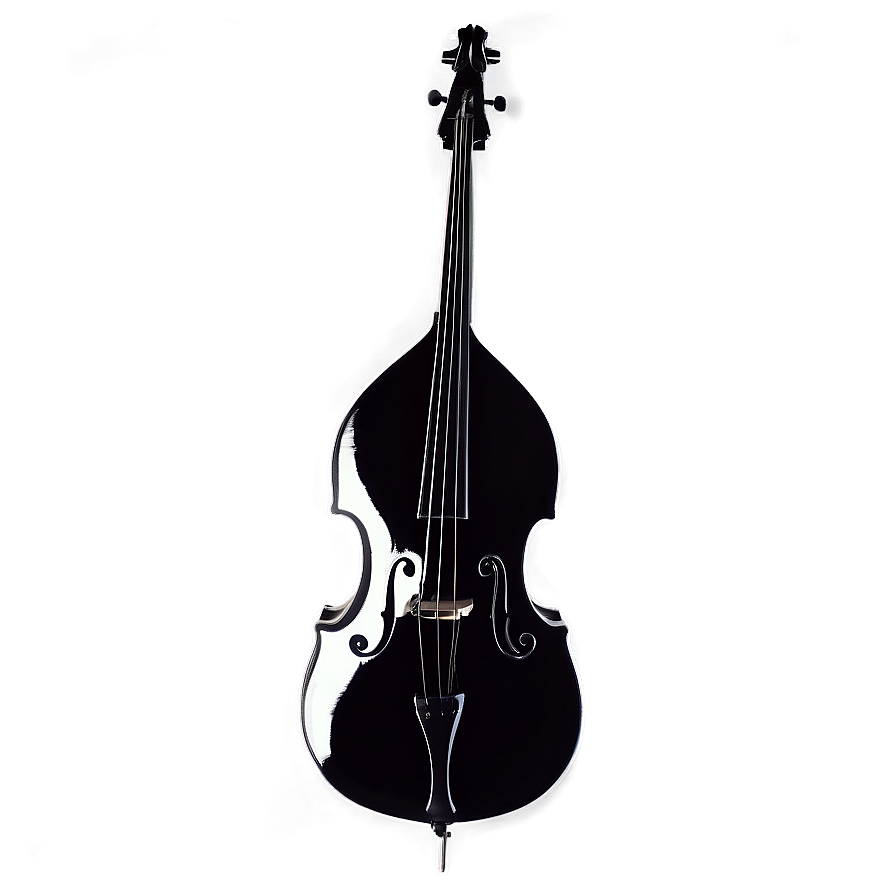 Upright Bass Silhouette Png 78 PNG