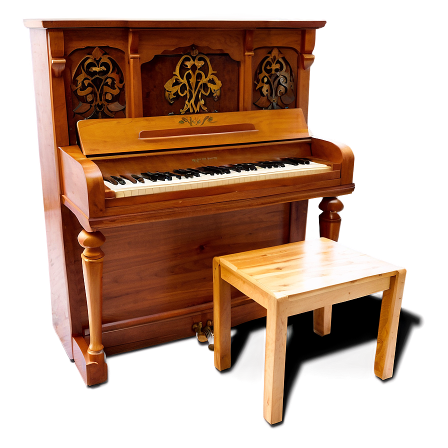 Upright Piano In A Classroom Png 06272024 PNG