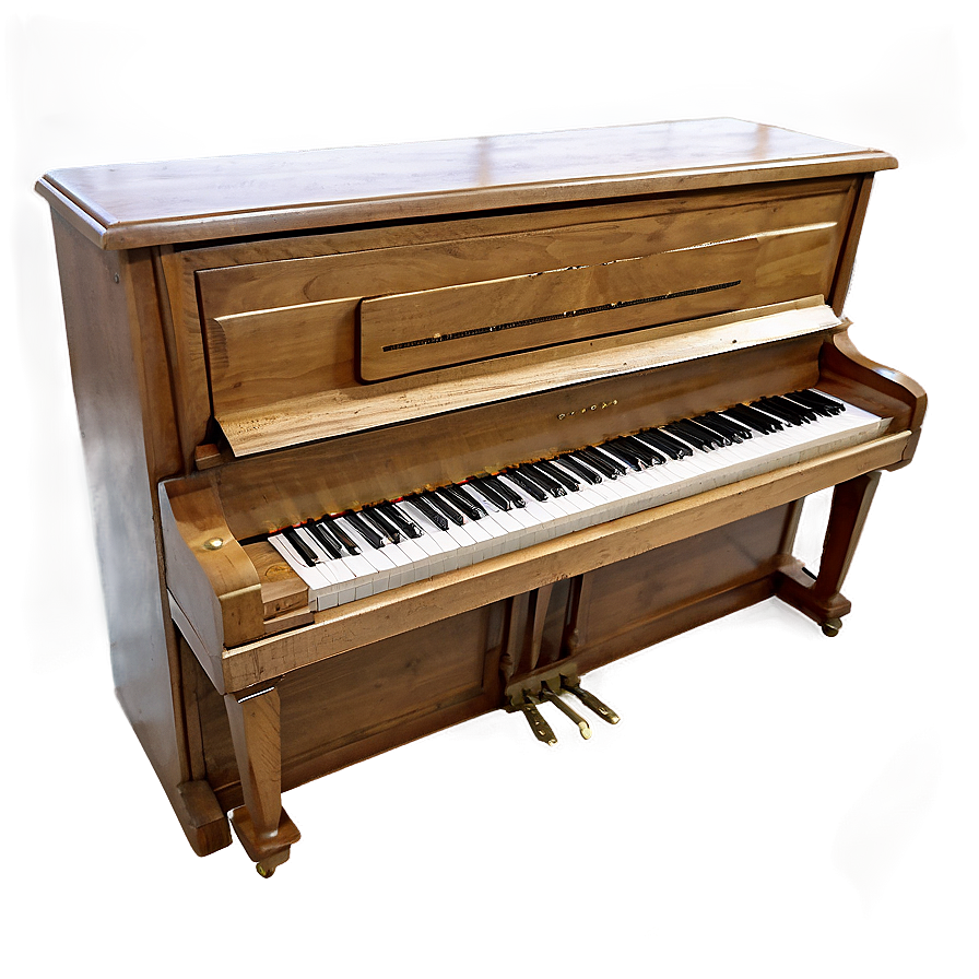 Upright Piano In Natural Light Oak Png 47 PNG