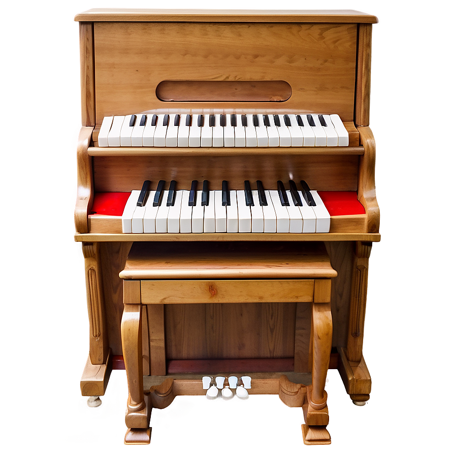 Upright Piano In Natural Light Oak Png Njh1 PNG