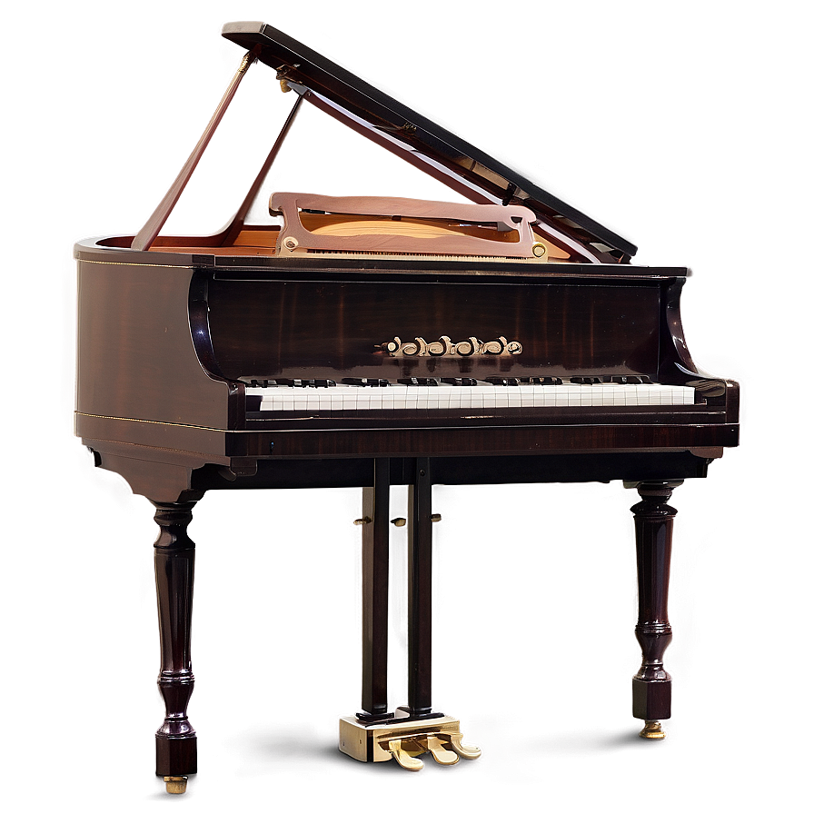 Upright Piano In Victorian Style Png Yej PNG