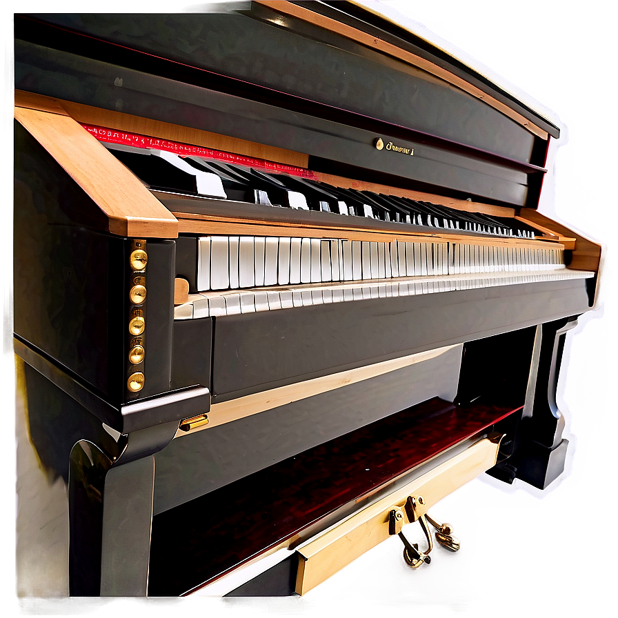 Upright Piano With Built-in Metronome Png Pbn PNG