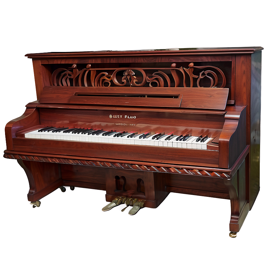 Upright Piano With Multi-timbral Capabilities Png Fiu PNG