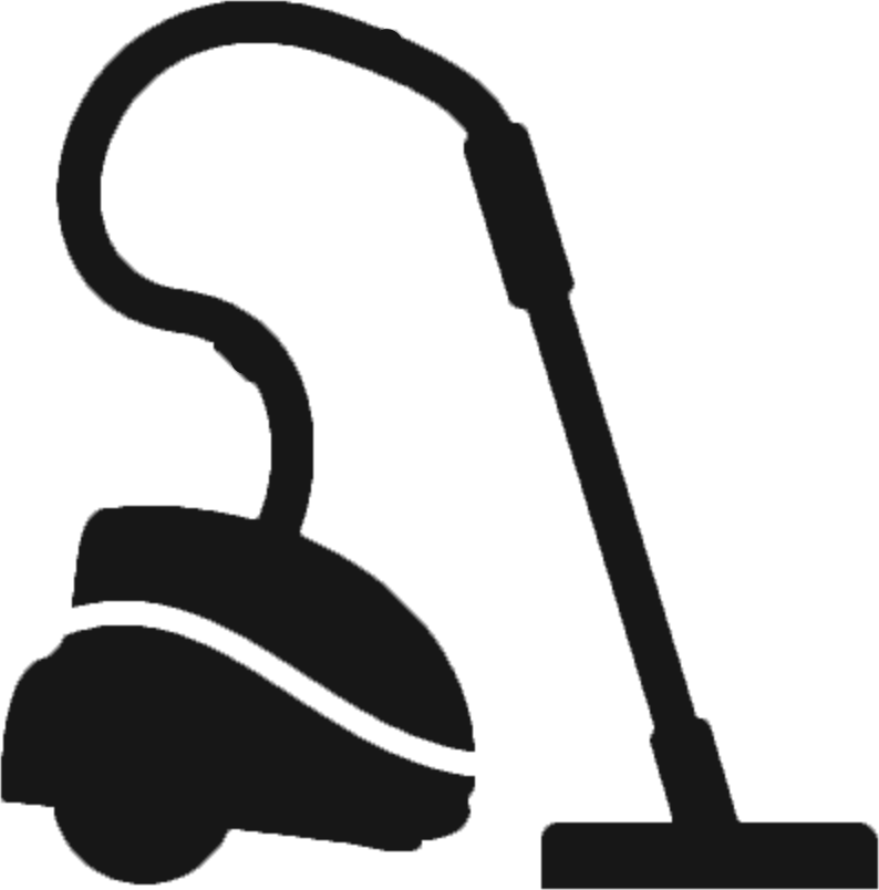 Upright Vacuum Cleaner Silhouette PNG
