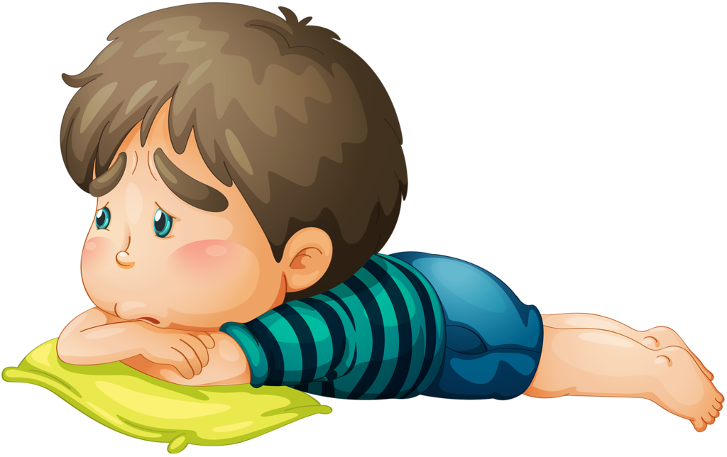 Upset Boy Cartoon PNG