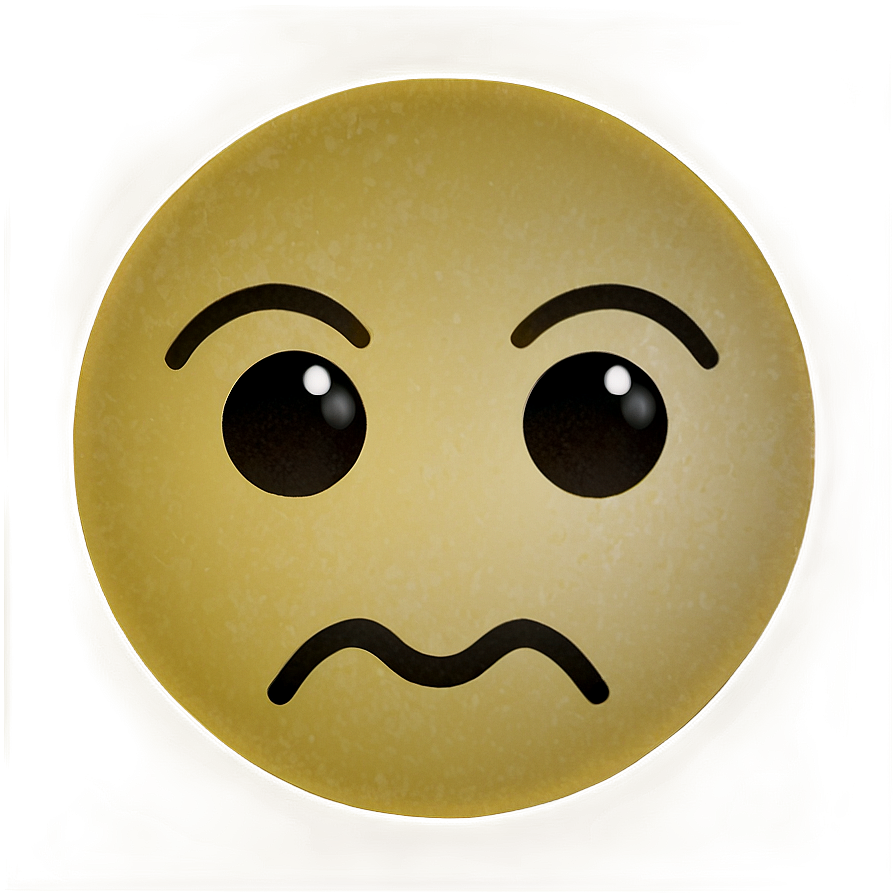 Upset Emoji Png 67 PNG