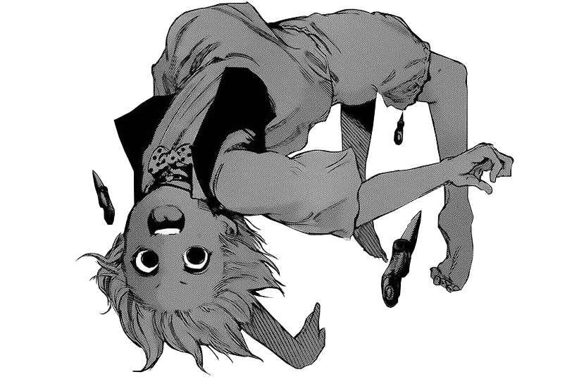 Upside Down Anime Character PNG