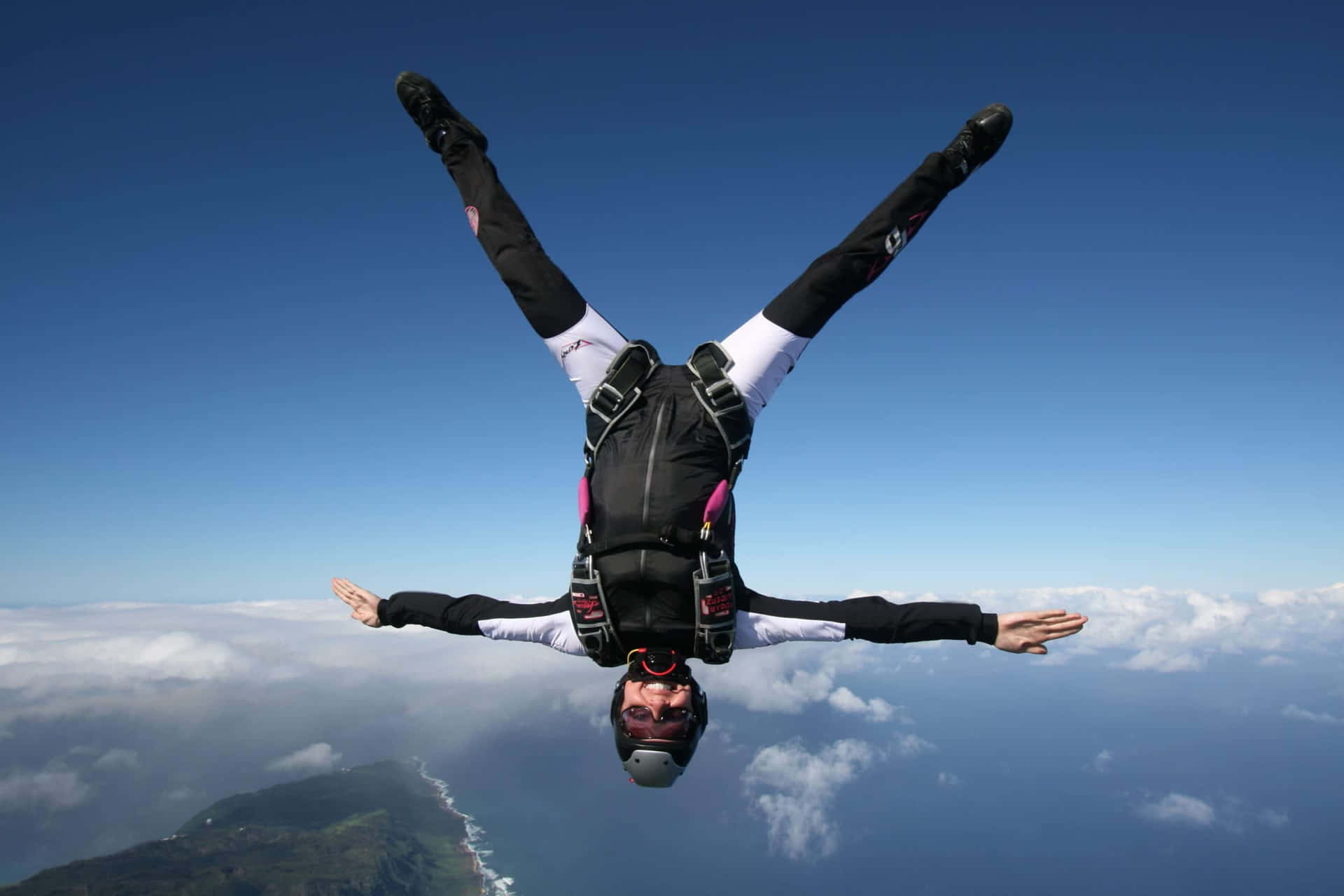 Upside Down Eagle Spread Skydiving Picture