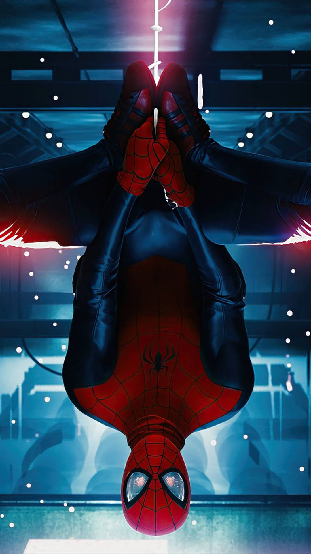 Upside Down Spider Man 4k Wallpaper